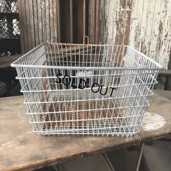 画像4: Vintage Frank D Cohan Gym Locker Metal Wire Basket #964 (B952)