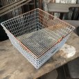 画像3: Vintage Frank D Cohan Gym Locker Metal Wire Basket #995 (B961)