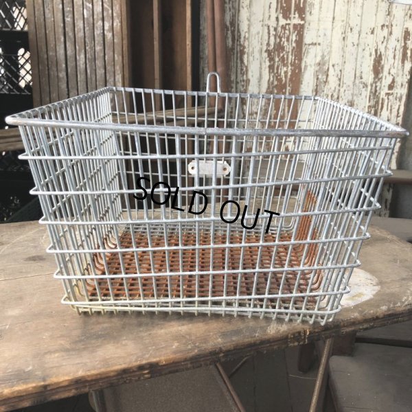 画像4: Vintage Frank D Cohan Gym Locker Metal Wire Basket #962 (B950)
