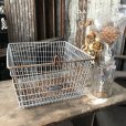 画像8: Vintage Frank D Cohan Gym Locker Metal Wire Basket #964 (B952)