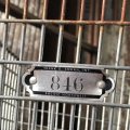 Vintage Frank D Cohan Gym Locker Metal Wire Basket #846 (B957)