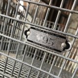 Vintage Frank D Cohan Gym Locker Metal Wire Basket #995 (B961)