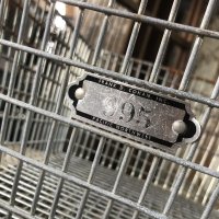 Vintage Frank D Cohan Gym Locker Metal Wire Basket #995 (B961)