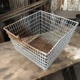 画像5: Vintage Frank D Cohan Gym Locker Metal Wire Basket #972 (B953)