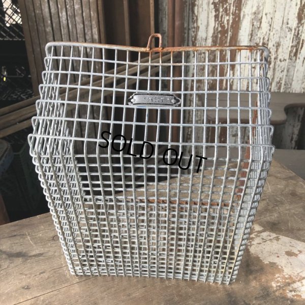 画像7: Vintage Frank D Cohan Gym Locker Metal Wire Basket #963 (B951)