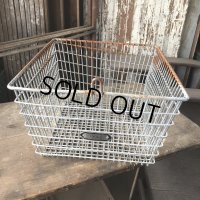 Vintage Frank D Cohan Gym Locker Metal Wire Basket #993 (B960)