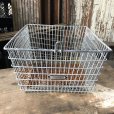 画像1: Vintage Frank D Cohan Gym Locker Metal Wire Basket #962 (B950) (1)