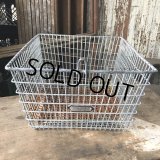 Vintage Frank D Cohan Gym Locker Metal Wire Basket #962 (B950)