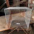 画像6: Vintage Frank D Cohan Gym Locker Metal Wire Basket #1011 (B962) (6)