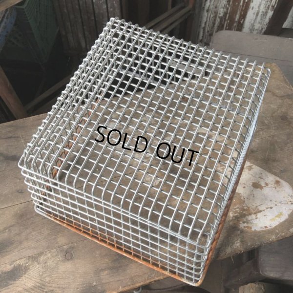 画像7: Vintage Frank D Cohan Gym Locker Metal Wire Basket #993 (B960)