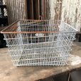 画像4: Vintage Frank D Cohan Gym Locker Metal Wire Basket #963 (B951)