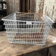 画像4: Vintage Frank D Cohan Gym Locker Metal Wire Basket #972 (B953)