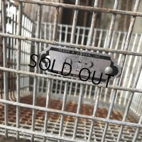 Vintage Frank D Cohan Gym Locker Metal Wire Basket #972 (B953)