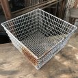 画像3: Vintage Frank D Cohan Gym Locker Metal Wire Basket #976 (B955)