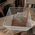 画像4: Vintage Frank D Cohan Gym Locker Metal Wire Basket #1011 (B962)