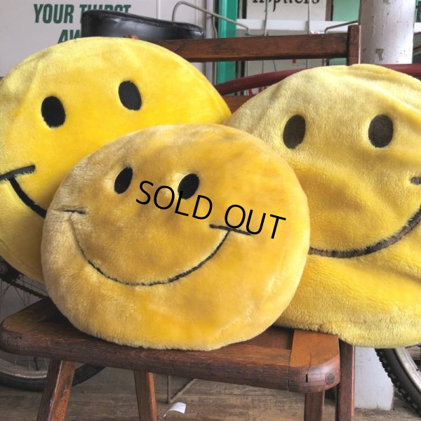 画像10: Vintage Happy Face Smiley Smile Plush Pillow Cushion (B965)