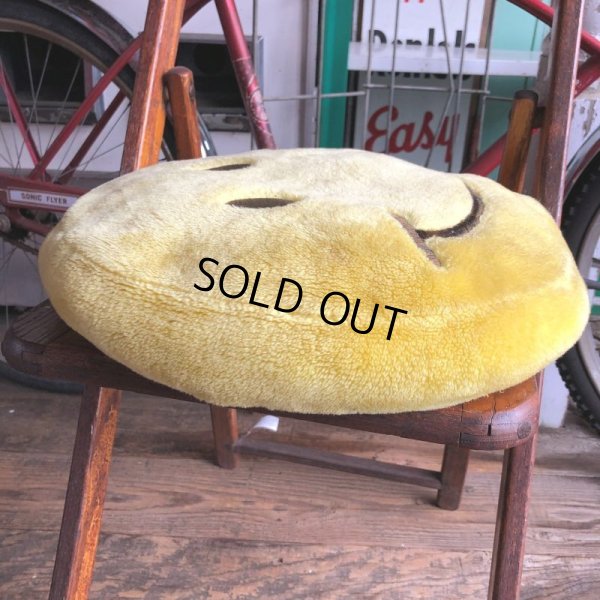 画像5: Vintage Happy Face Smiley Smile Plush Pillow Cushion (B964)