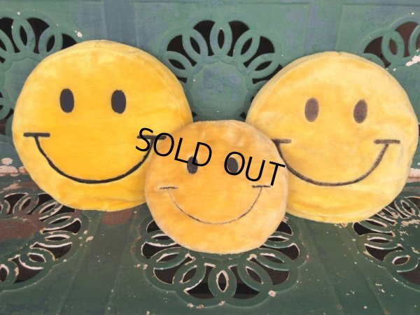 画像14: Vintage Happy Face Smiley Smile Plush Pillow Cushion (B965)
