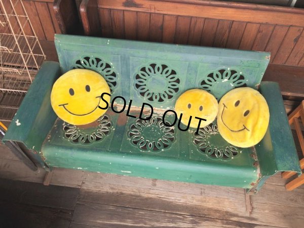 画像12: Vintage Happy Face Smiley Smile Plush Pillow Cushion (B965)