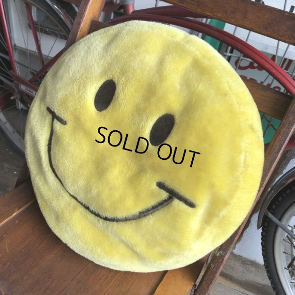 画像3: Vintage Happy Face Smiley Smile Plush Pillow Cushion (B964)
