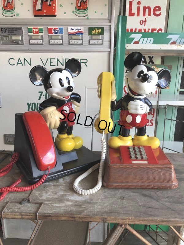 画像18: 70s Vintage Telephone Mickey Mouse (B972)
