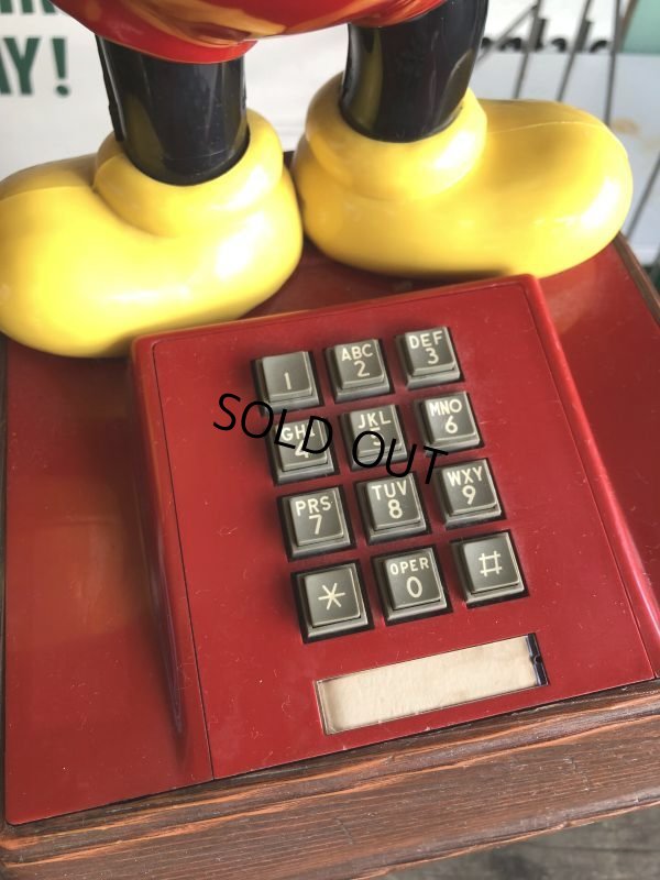 画像7: 70s Vintage Telephone Mickey Mouse (B972)