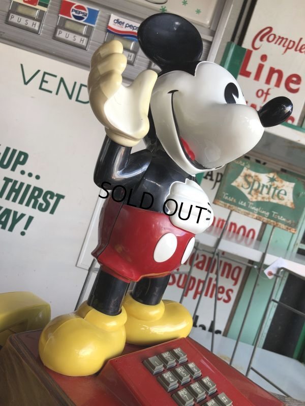 画像15: 70s Vintage Telephone Mickey Mouse (B972)