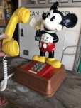 画像1: 70s Vintage Telephone Mickey Mouse (B972) (1)