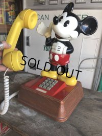 70s Vintage Telephone Mickey Mouse (B972)