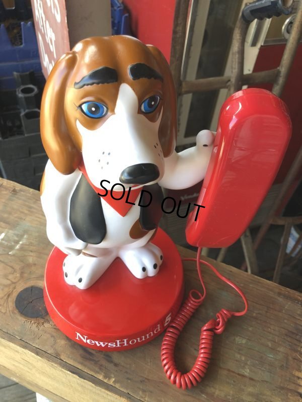 画像7: 90s Vintage Advertising NASHVILLE Channel 5 News Hound 5 Telephone (B974)