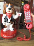 90s Vintage Advertising NASHVILLE Channel 5 News Hound 5 Telephone (B974)