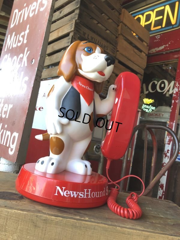 画像3: 90s Vintage Advertising NASHVILLE Channel 5 News Hound 5 Telephone (B974)