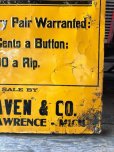 画像10: Antique Dutchess Trousers Advertising Embossed Tin Sign (B975)