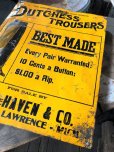 画像21: Antique Dutchess Trousers Advertising Embossed Tin Sign (B975)