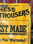 画像7: Antique Dutchess Trousers Advertising Embossed Tin Sign (B975)