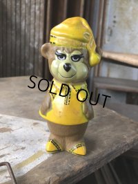Vintage Travelodge Advertising Sleepy Bear Viny Doll (B986)