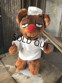 Vintage Travelodge Advertising Sleepy Bear Plush Doll (B977)