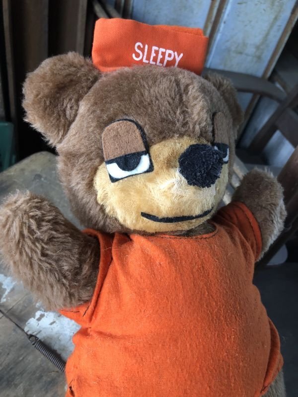 画像6: Vintage Travelodge Advertising Sleepy Bear Plush Doll (B980)