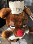 画像2: Vintage Travelodge Advertising Sleepy Bear Plush Doll (B978) (2)