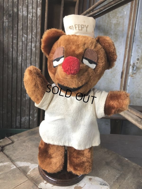 画像1: Vintage Travelodge Advertising Sleepy Bear Plush Doll (B978)
