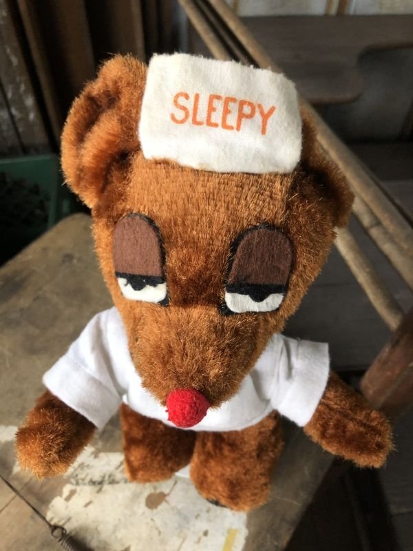 画像2: Vintage Travelodge Advertising Sleepy Bear Plush Doll (B976)