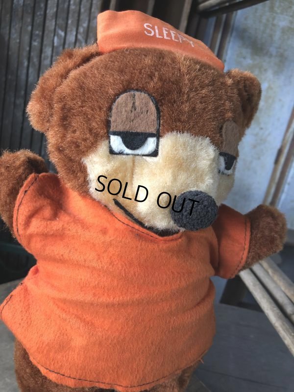 画像6: Vintage Travelodge Advertising Sleepy Bear Plush Doll (B982)