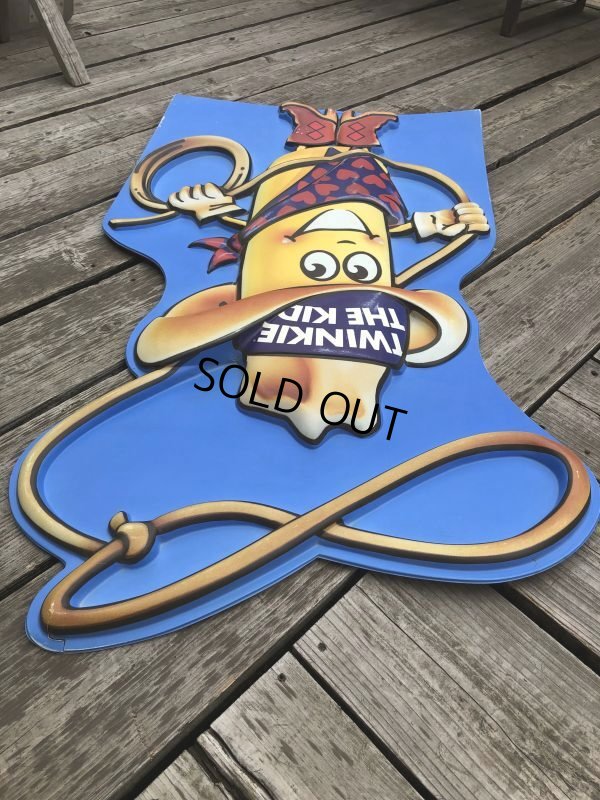 画像24: 90s Vintage Hostess Advertisng Twinkie the Kid Plastic Cardboard Store Display Sign 120cm (B989)
