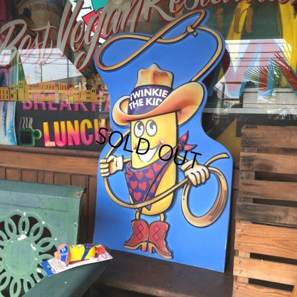 画像26: 90s Vintage Hostess Advertisng Twinkie the Kid Plastic Cardboard Store Display Sign 120cm (B989)