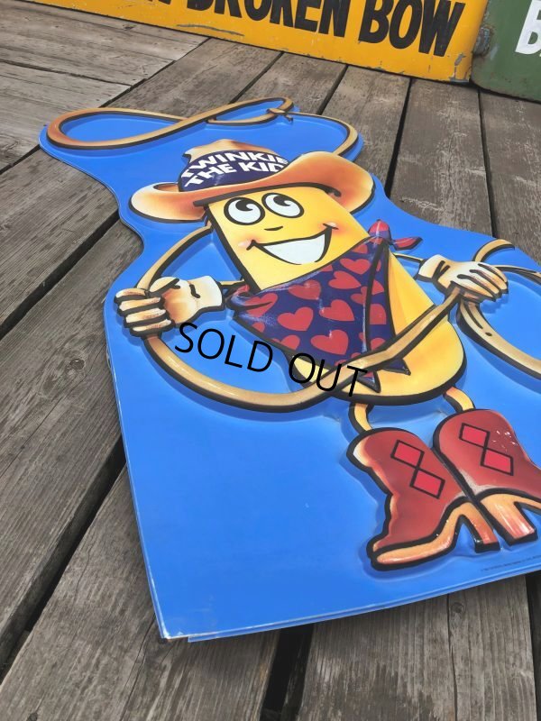 画像22: 90s Vintage Hostess Advertisng Twinkie the Kid Plastic Cardboard Store Display Sign 120cm (B989)