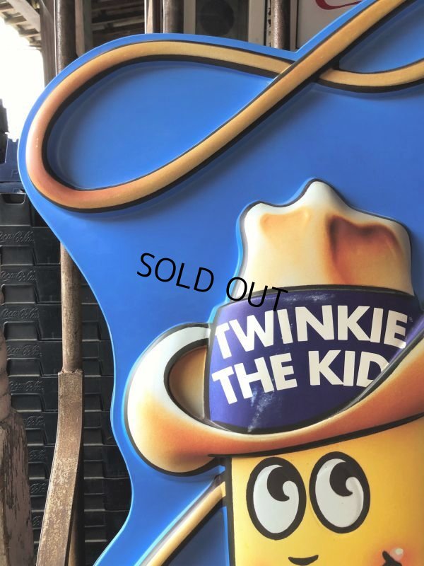 画像9: 90s Vintage Hostess Advertisng Twinkie the Kid Plastic Cardboard Store Display Sign 120cm (B989)