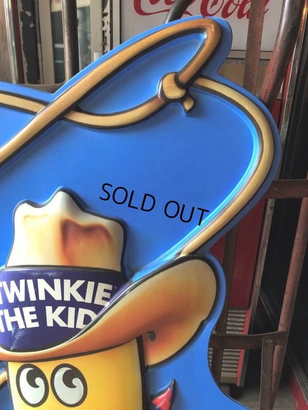画像8: 90s Vintage Hostess Advertisng Twinkie the Kid Plastic Cardboard Store Display Sign 120cm (B989)