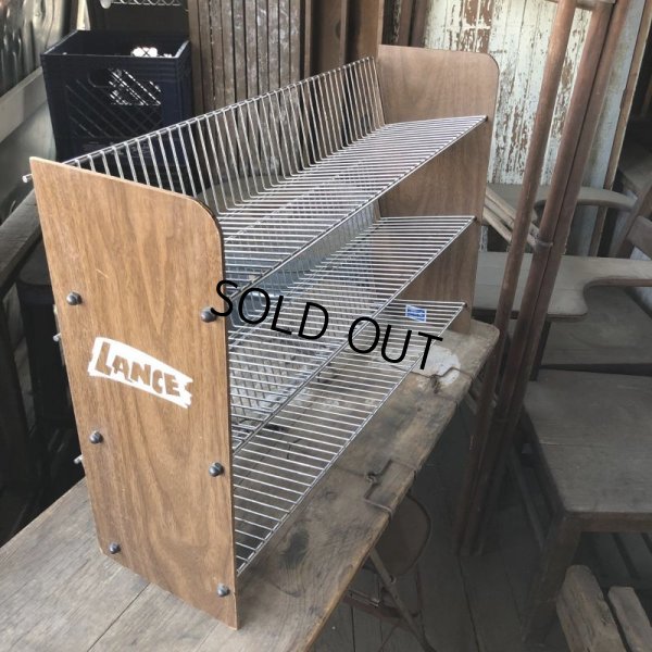 画像5: 70s Vintage LANCE Crackers Display Rack (AL803)