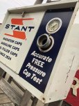 画像8: Vintage Stant Gas Oil Radiator Caps Gas Station Metal Display Cabinet (M018)