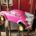 60s Vintage Tonka Volkswagen VW Beetle Bug Pink (M002)